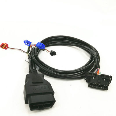자동차 부품 Obd2 커넥터 케이블 블랙 색상 Iatf16949 인증