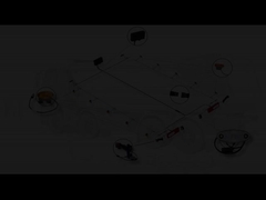 최적화 케이블 특성을 가진 단일 마커 클리어런스 라이트를위한 빠른 클릭-인 오버모ల్డ్ 커넥터