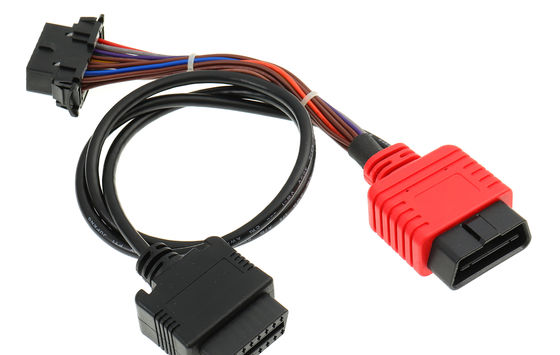 자동차를 위한 Oem / 오디엠 서비스와 빨간 24 awg 와이어 장치 어셈블리