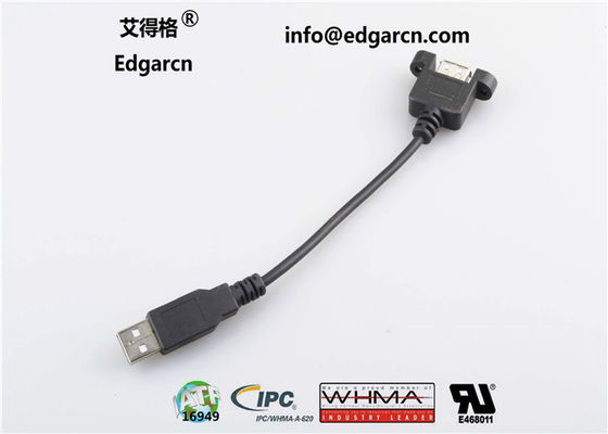 스트레이트 데이터 통신 케이블 Usb 유형 A 암컷 - 수컷 길이 100mm