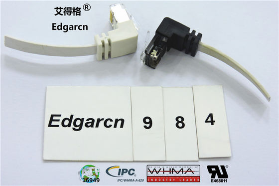 Pvc 소재 Cat5e Utp 케이블 Rj45 플러그 사용자 정의 길이 / 색상