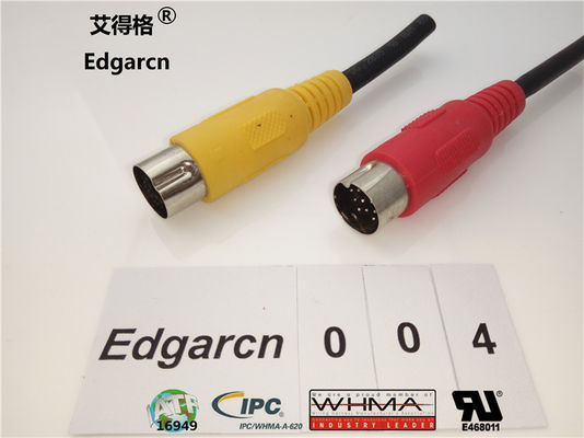데이터 전송 Din 전원 케이블, 산업용 맞춤형 케이블 어셈블리 Rj45 Cat5 Male
