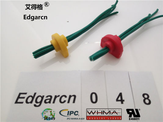 Edgarcn 오버 몰딩 케이블 스트레인 릴리프 Pvc 소재 Oem 멀티 컬러