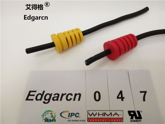 Edgarcn 오버 몰딩 케이블 스트레인 릴리프 Pvc 소재 Oem 멀티 컬러