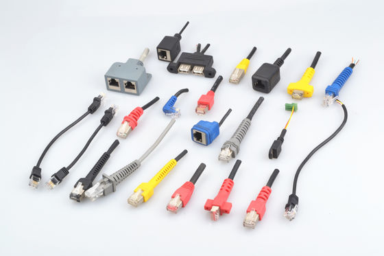 2 개의 귀 자료 전송 케이블, Usb 2.0 유형 여성 플라스틱 사출 성형