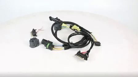 Customized PVC 105ºC 300V Wiring Harness and Cable Assembly with Proposition 65 Compliance and 200000 Sets/Month Capacity