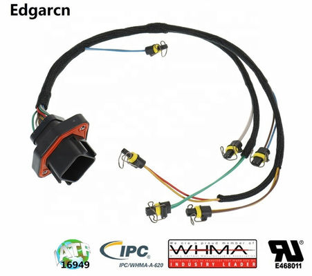 Premium Diesel Engine Fuel Injector Wiring Harness with DTV02-18PA-C032 and DTV02-18PB-C032 Connectors for Caterpillar